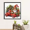 Diamond Painting-DIY Crystal Rhinestone Xmas Tree Gnome(40x40cm)