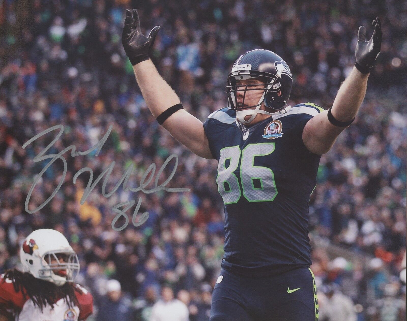 Zach Miller 8x10 Photo Poster painting Autographed Signed AUTO Seahawks SB XLVIII Champ SPH 0075