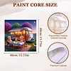 (US Only)Paint By Numbers Kit On Canvas DIY Oil Art Vacation Picture Home Decor40x40cm