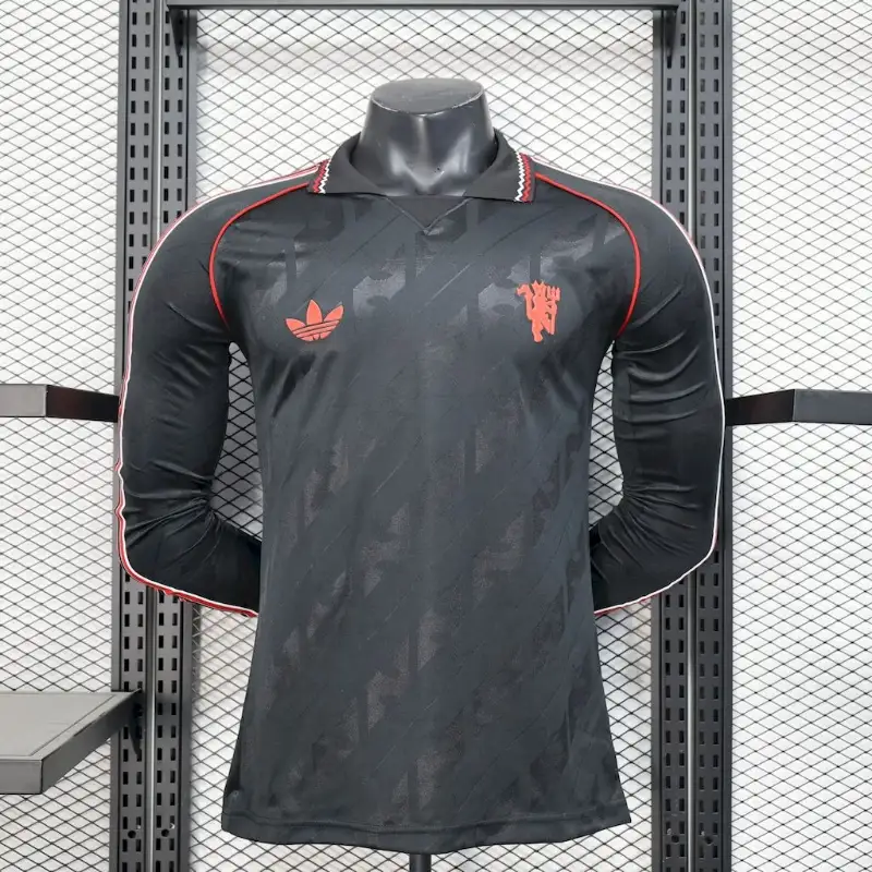 25/26 Player Version Manchester United Special Edition Black Soccer Jersey