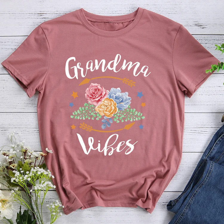 Grandma vibes t shirt tee