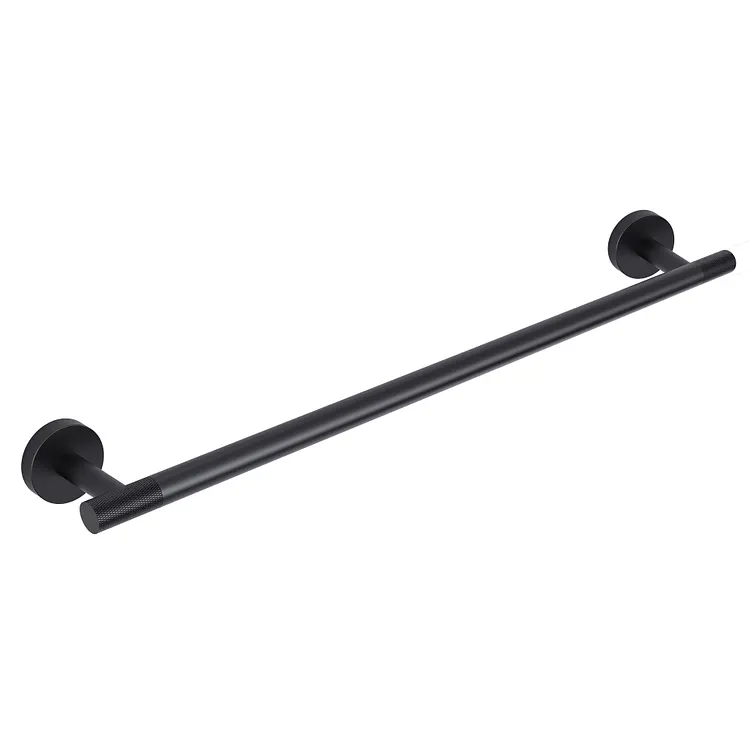 EVERSTEIN 23 5/8" Modern Quick-Dry Single Towel Bar Matte Black