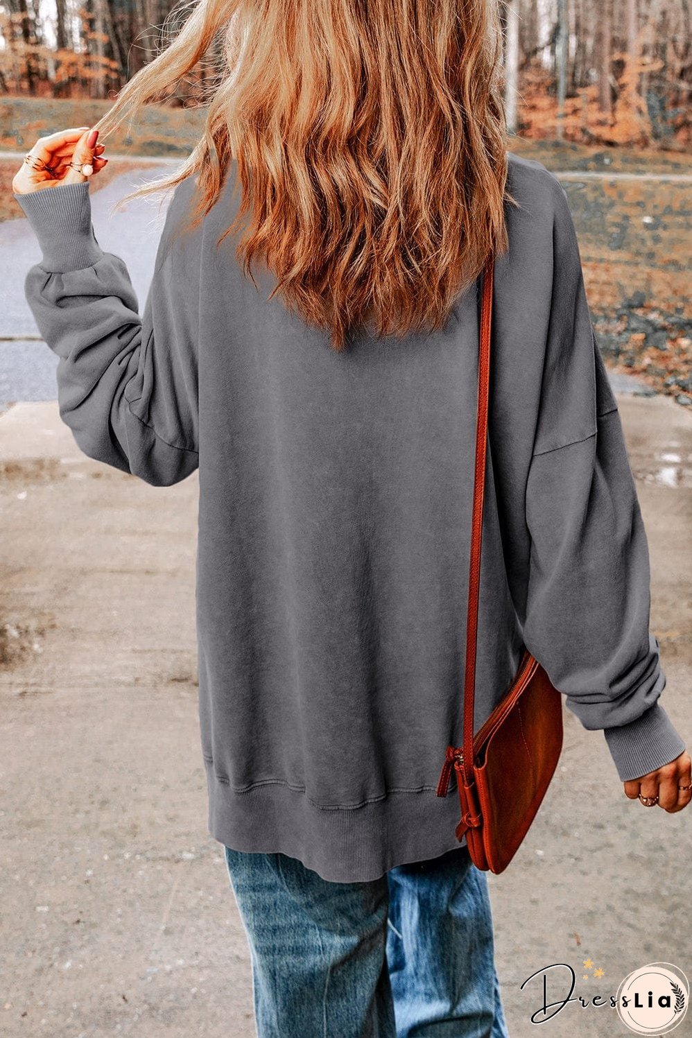 Stylish Crew Neck Pullover Sweater