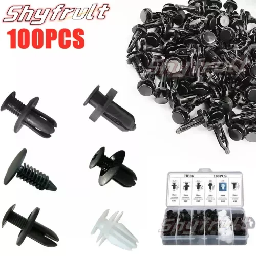 Dronehint Parts Car Bumper Trim Panel Fender Engine Push Pin Rivet Clips Accessories (For: Audi Sport) Parts