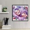 (Multi-Style)Flower Fairy-Partial Special Shaped Diamond Painting 30*30CM