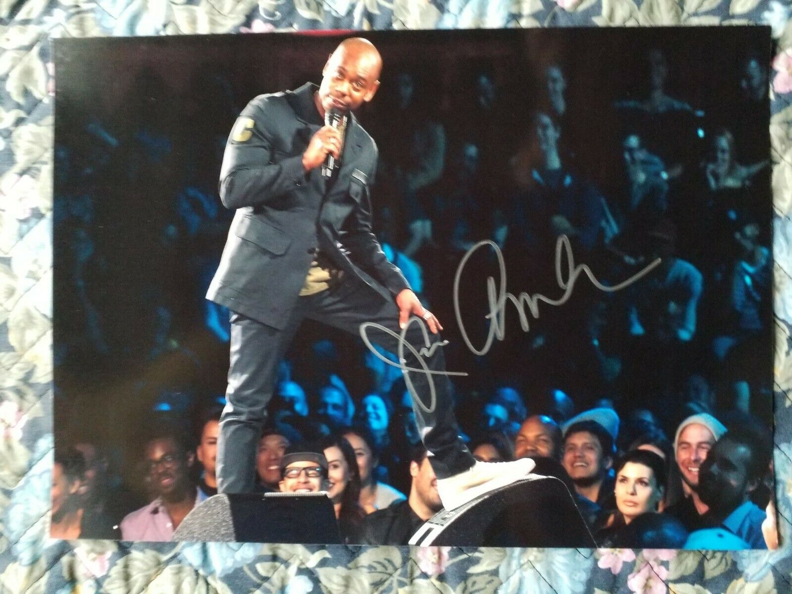 Dave Chappelle Authentic Hand Signed 8.2 x 11.5 Autographed Photo Poster painting Chappelle Show