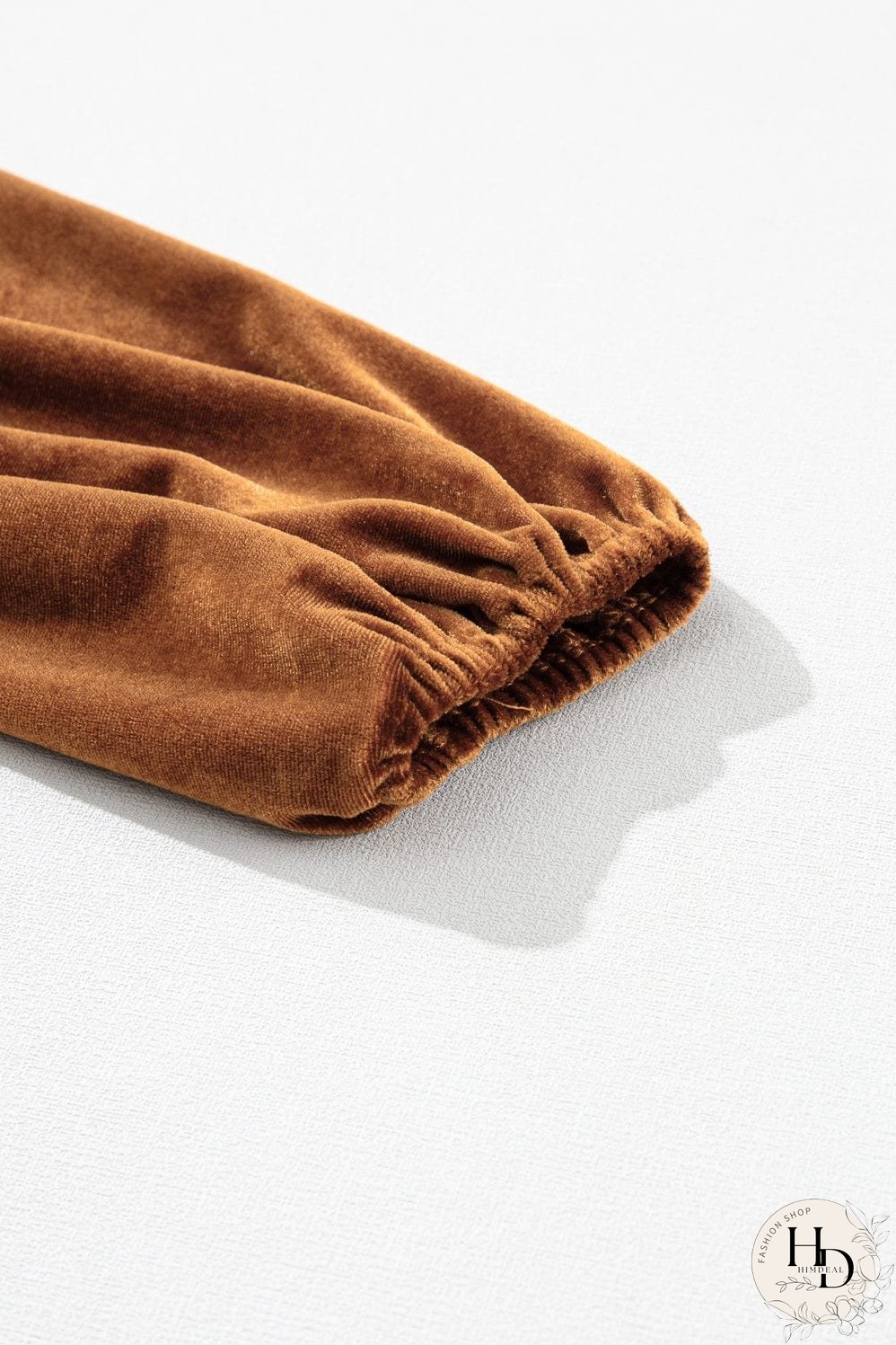 Velvet Smocked Waist Dress