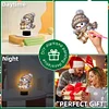 Acryl Weihnachten Schneemann doppelseitig - 5d DIY Bastellampe