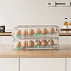 Modern Rolling Egg Storage Box with Gravity Feed