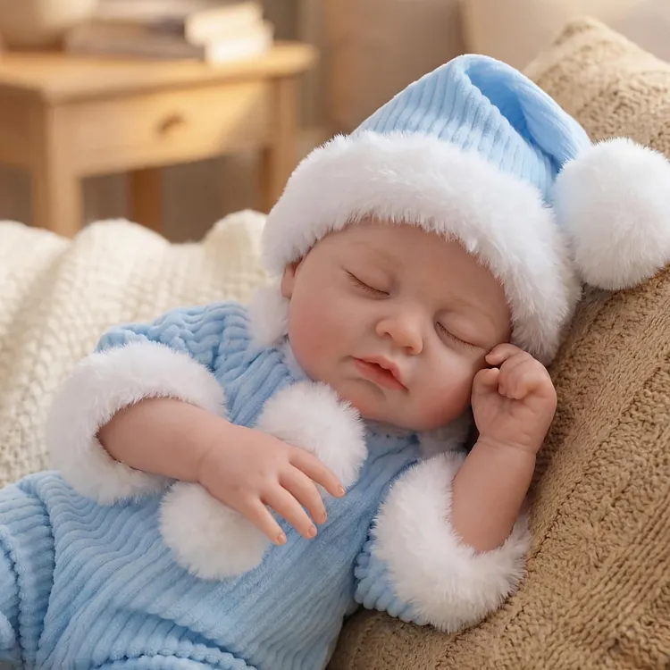 [Pre-Order] 12" & 16" Realistic Baby Dolls with Lifelike Baby Details, Sleeping Baby Boy Doll with Smooth Skin like a Real Baby