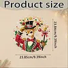 XMAS DIY Acrylic Special Shape Diamond Painting Hanging Pendant Hanging Kit