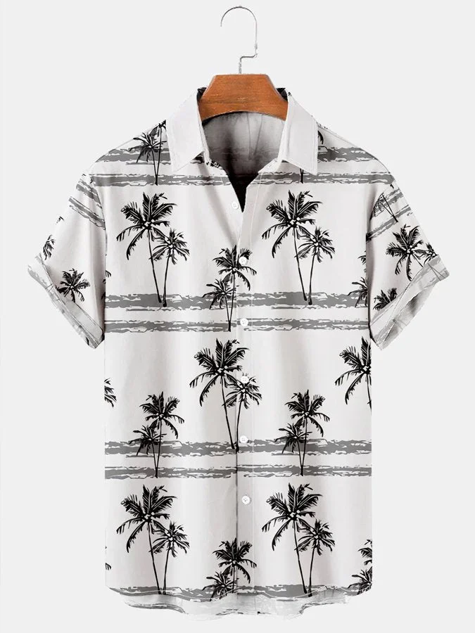 Holiday Leisure Plant Coconut Tree Cool Hawaiian Shirt