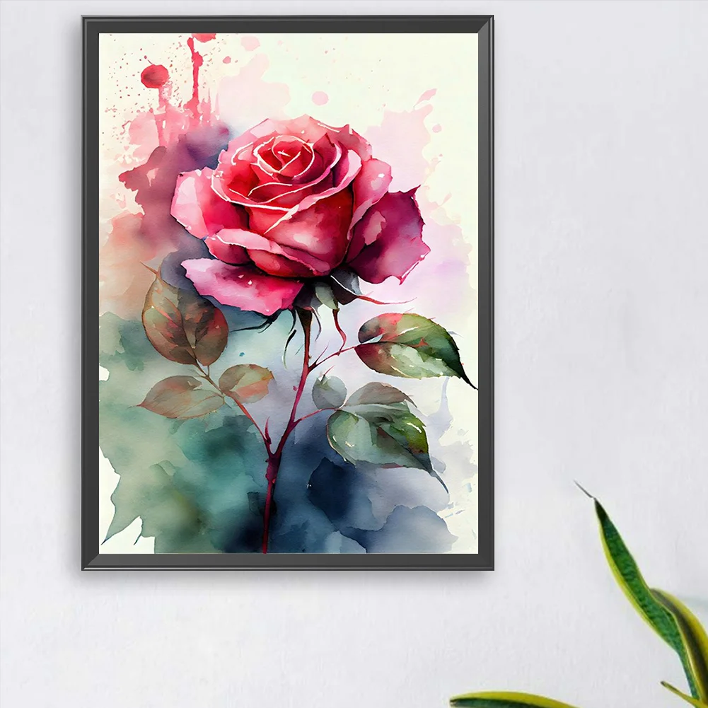 DIY Paint By Number 30*40cm - Rose