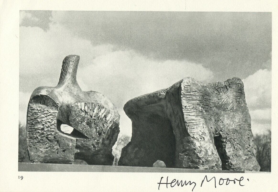 HENRY MOORE Signed Photo Poster paintinggraph - British Sculptor & Artist - Preprint