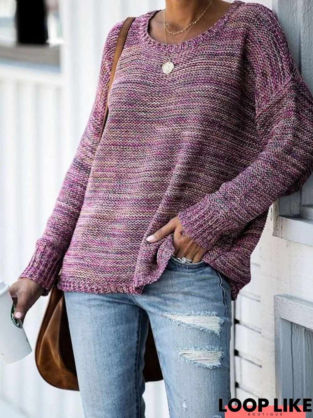 Cotton Tunic Sweater Knit Jumper