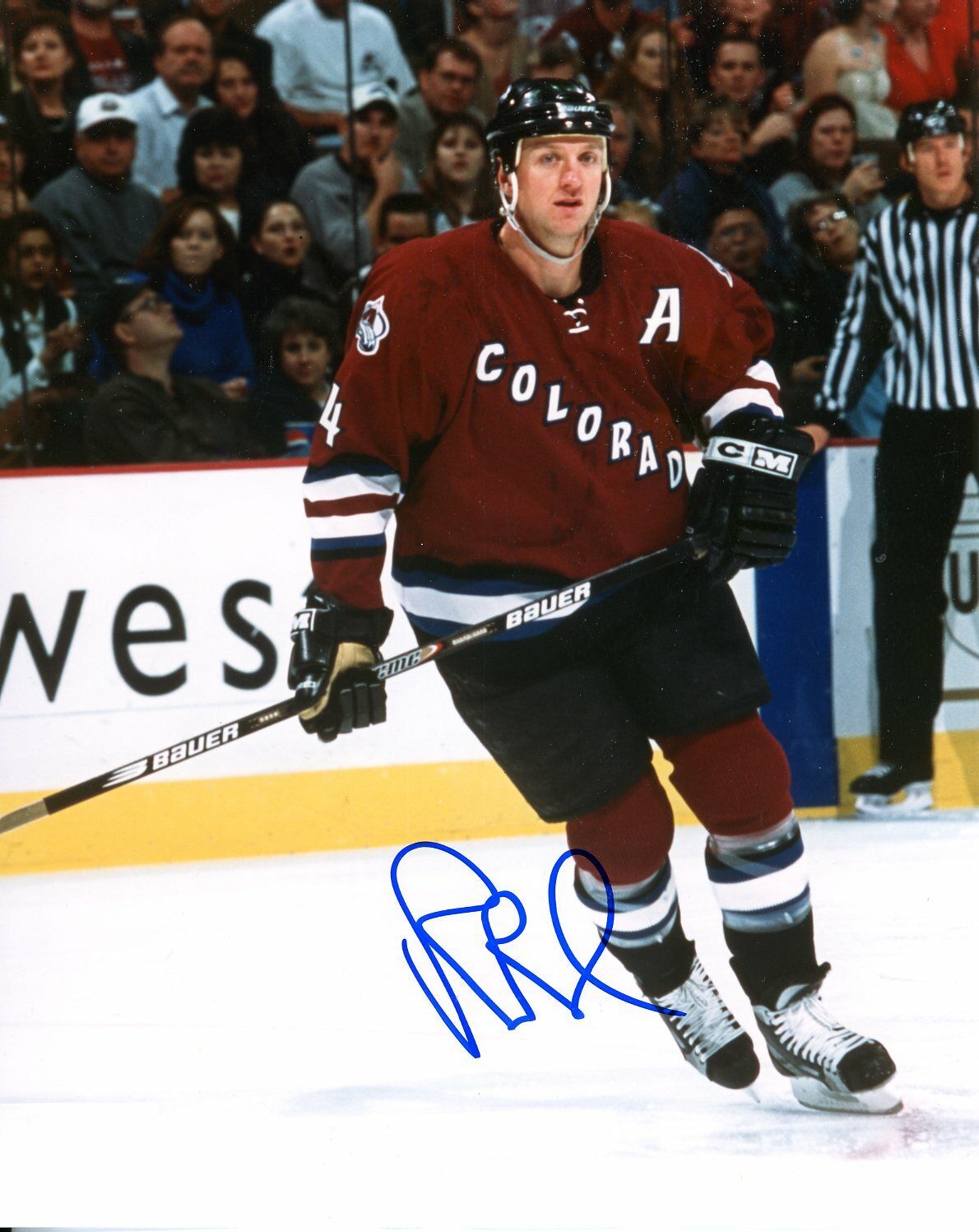 Rob Blake Autographed 8x10 Colorado Avalanche # S268