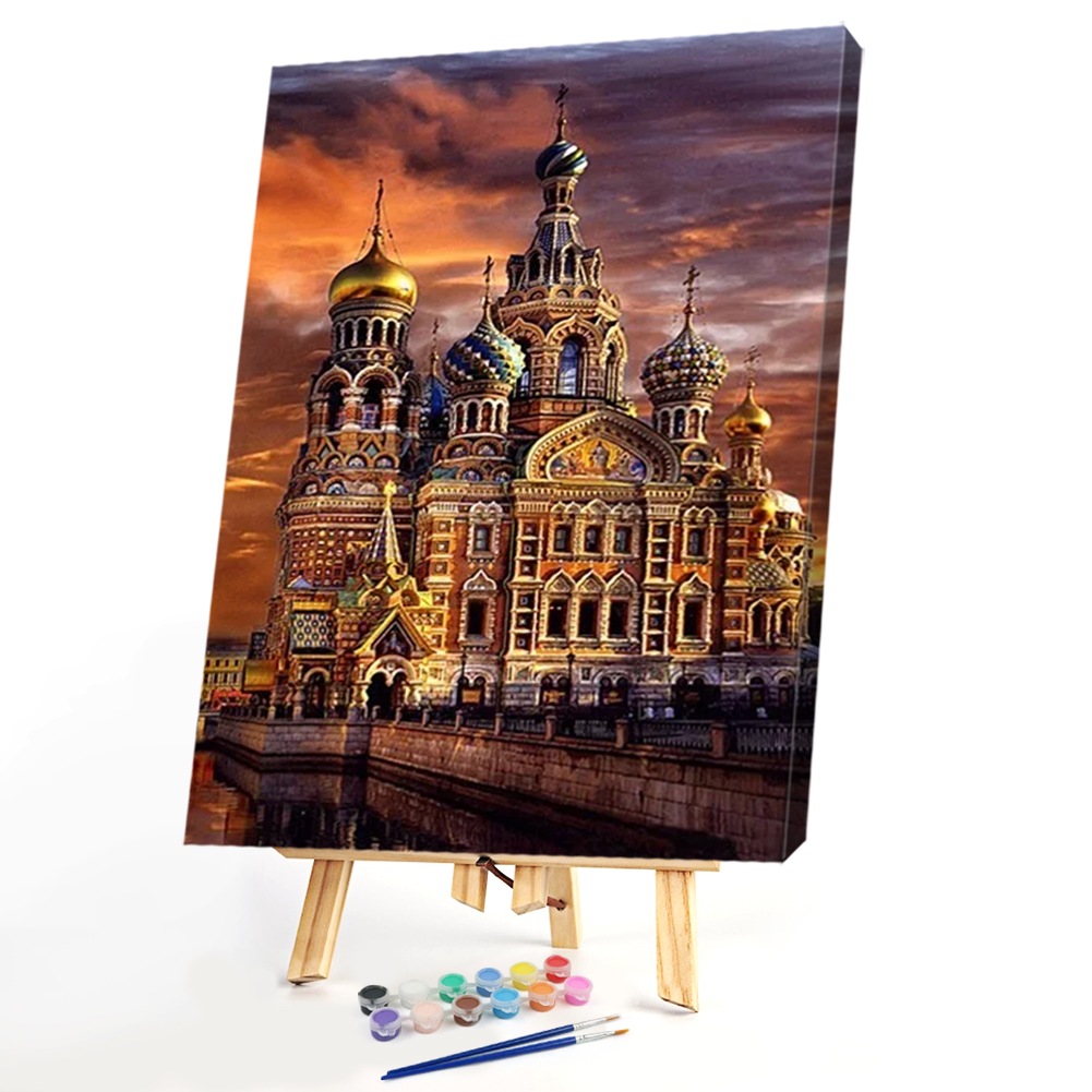 

40x50cm - Paint By Numbers Castle Gift, 501 Original