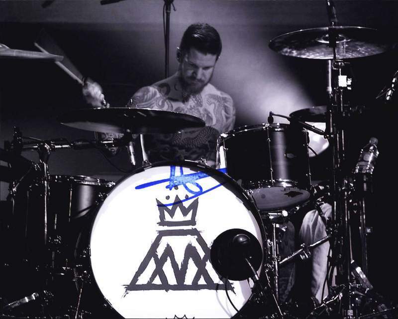 Fall Out Boy Andy Hurley authentic signed 8x10 Photo Poster painting |CERT Autographed A0001