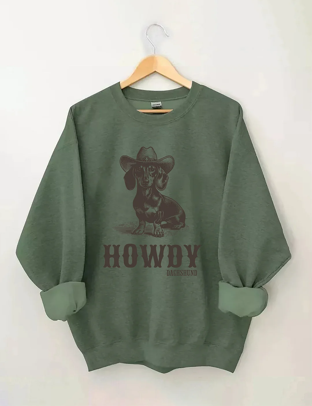 Howdy Dachshund Sweatshirt