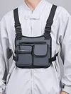 Sports Vest Bag Multi-Pocket Functional Vest Chest Bag Outdoor Sports Backpack