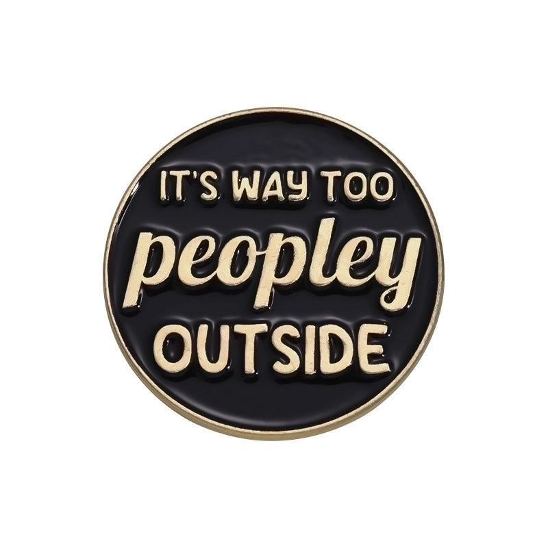 Cartoon Style Cute Cartoon Moon Alloy Stamping Stoving Varnish Plating Unisex Brooches