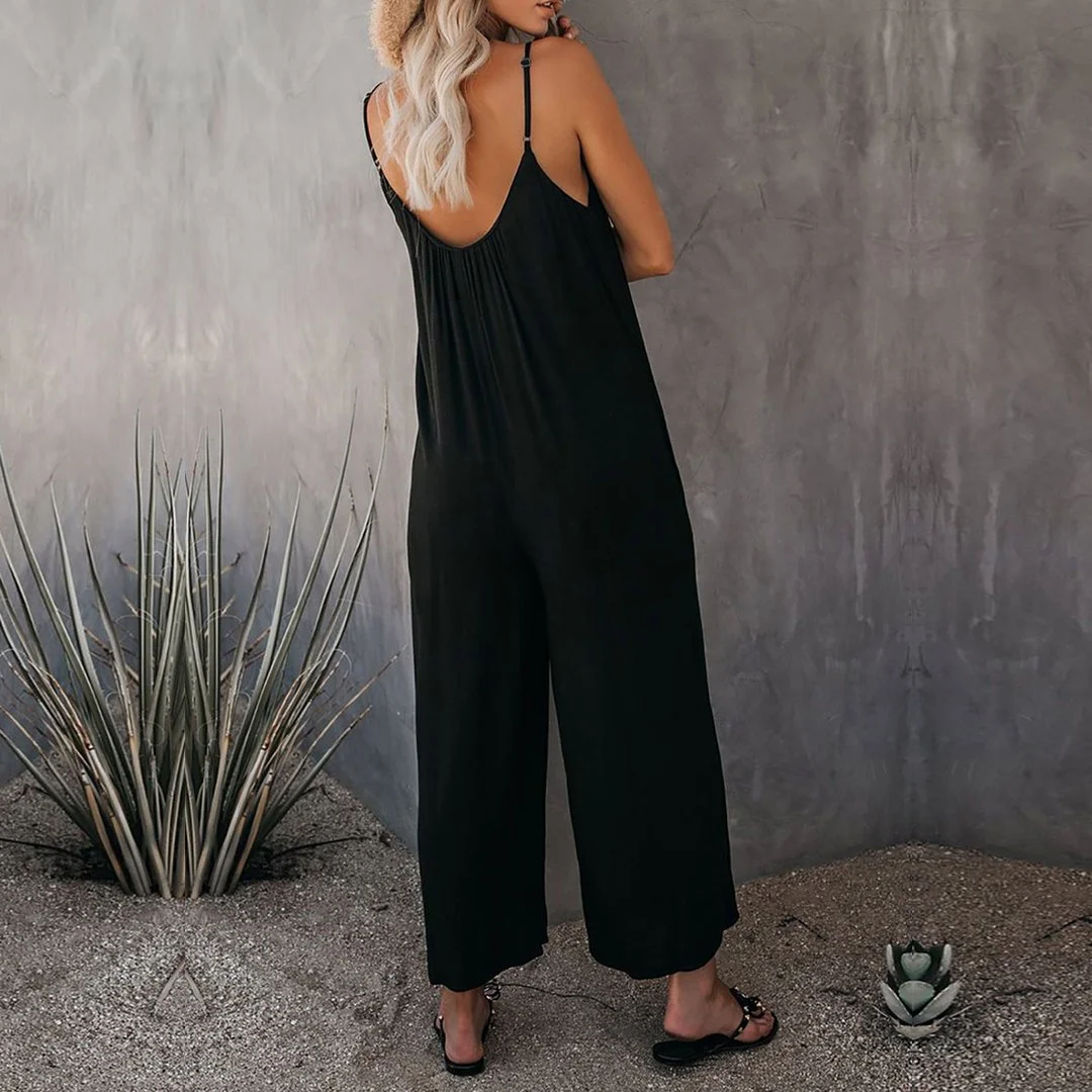 Ultimate Flowy Jumpsuit with Pockets (Buy 2 Free Shipping)