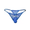 Men's Low Rise Adjustable Waist Sexy Lace Fashion Thong Seamless Breathable T-Pants