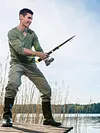 Carbon Fiber Fishing Rod Telescopic Spinning Rod Travel Rod Fishing Accessories