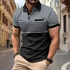 Men's Polo Shirt Lapel Breathable Comfort Short Sleeve T-shirt
