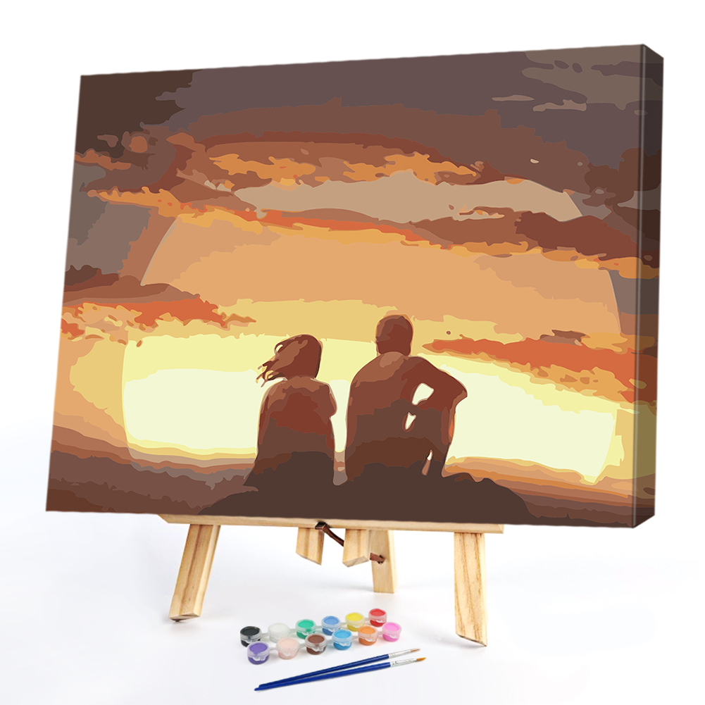 

40*50CM Paint By Numbers-Couples, 501 Original