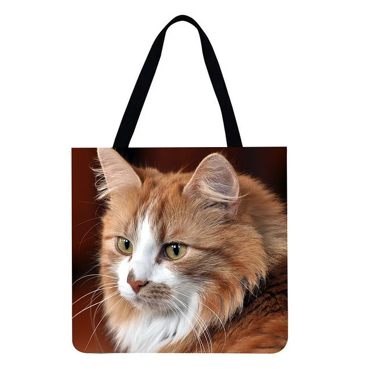 Cat Story - Linen Tote Bag
