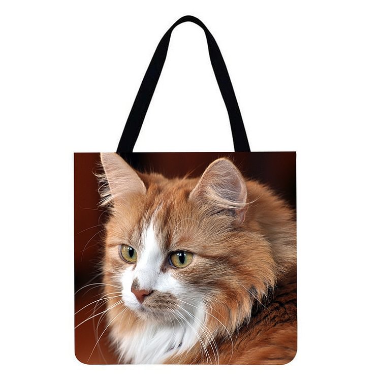 Cat Story - Linen Tote Bag