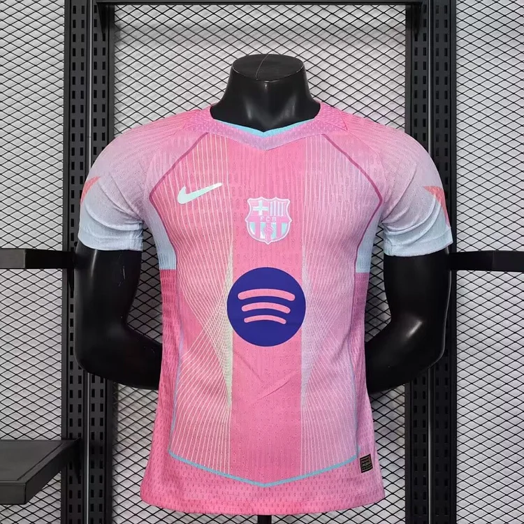 2025-26-Barcelona Special Edition Pink and White-Player Edition
