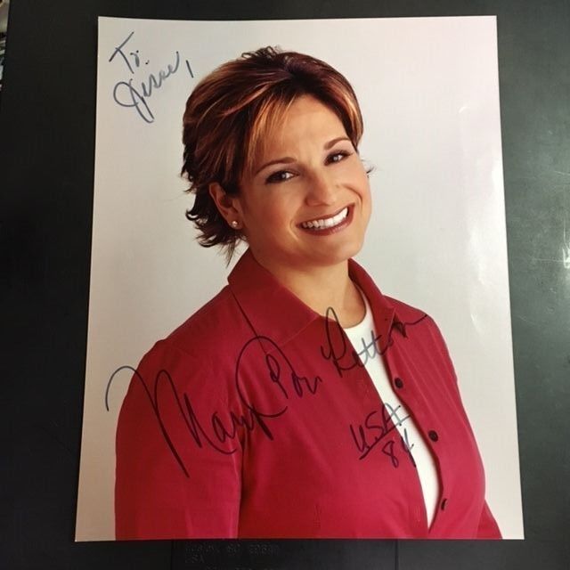 Mary Lou Retton Elegant Signed 8x10 Photo Poster painting with COA