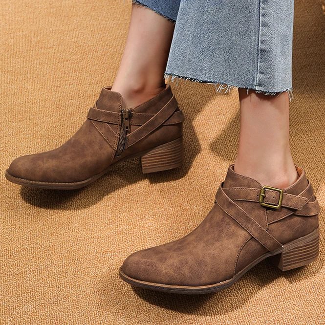 Women's Fall Vintage Plush Boots