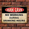 Warning  - Vintage Metal Signs(12*16Inch) - Warning