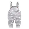 Kid Baby Boys Girls Trousers Overalls Star Cotton Suspender Pants