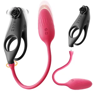 Vibrating Cock Penis Ring Remote Control G Spot Vibrator Sex Toy With Remote Control For Couple