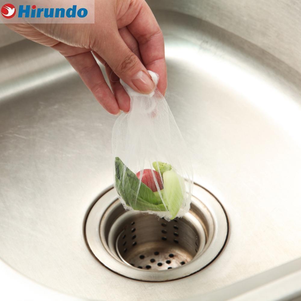 Hirundo Disposable Mesh Sink Strainer Bags, 300 PCS | 168DEAL
