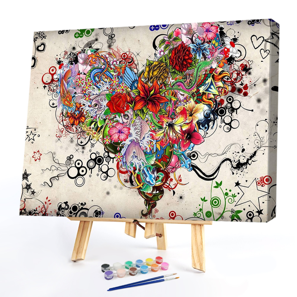 

40*30CM Paint By Numbers-Love, 501 Original