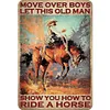 (Multi Style)Cowboy - Vintage Metal Signs - 30*40cm - Western