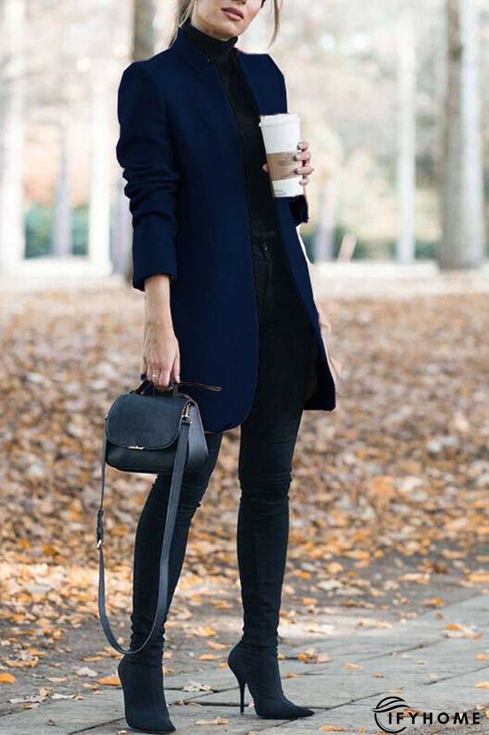 Stand-up Collar Elegant Coat (7 Colors) | IFYHOME