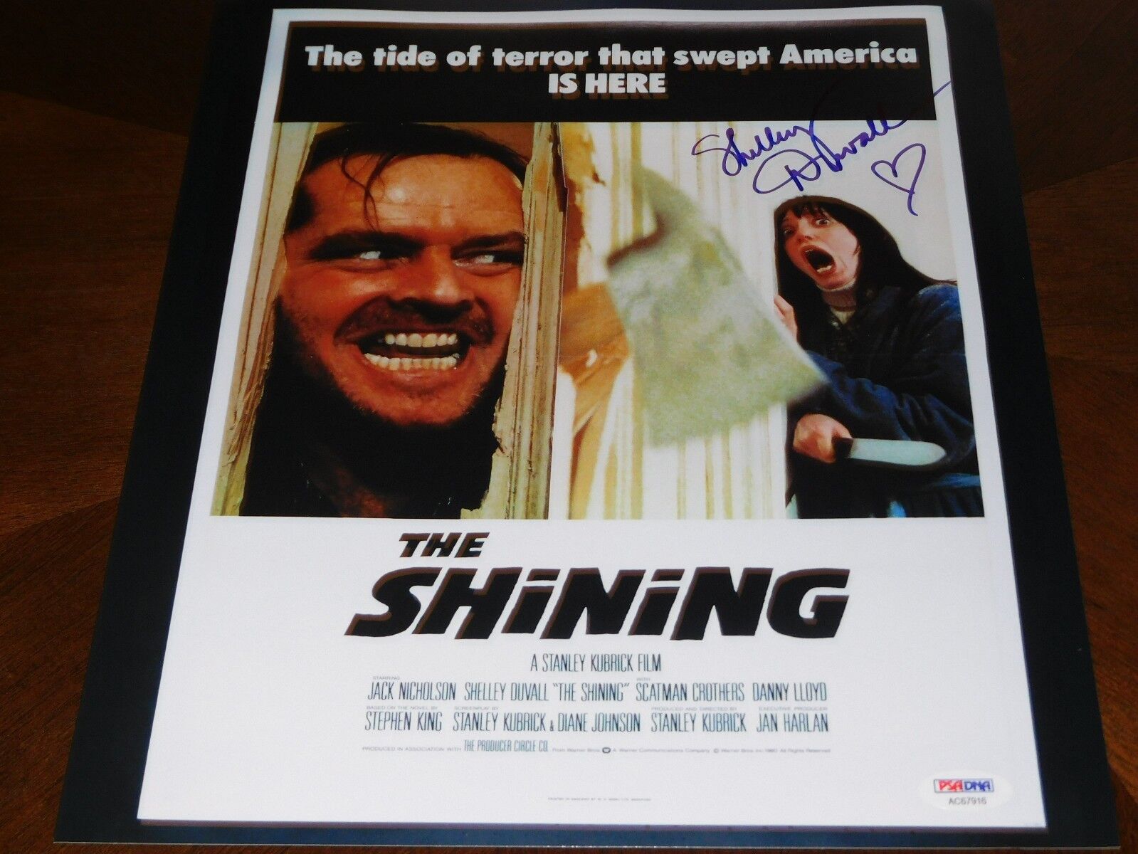 Shelley Duvall Signed 11x14 THE SHINING Photo Poster painting AUTO PSA/DNA COA  BLU-RAY