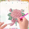 (US Only)6Pcs Spring DIY Diamond Painting Refrigerator Magnets Kit for Home Decoration