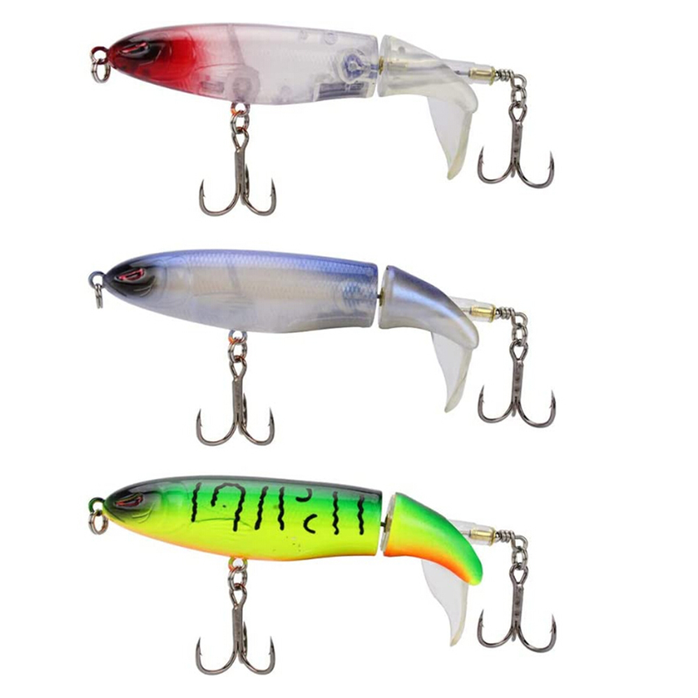 

3pcs 3D Hard Fish with Triple Hook Fishing Lure 9cm 13g Topwater False Bait, 501 Original