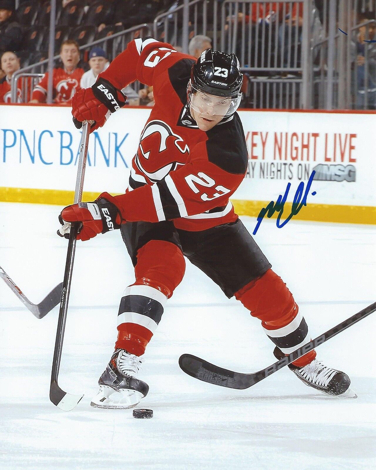 Mike Cammalleri Signed 8x10 Photo Poster painting New Jersey Devils Autographed COA B