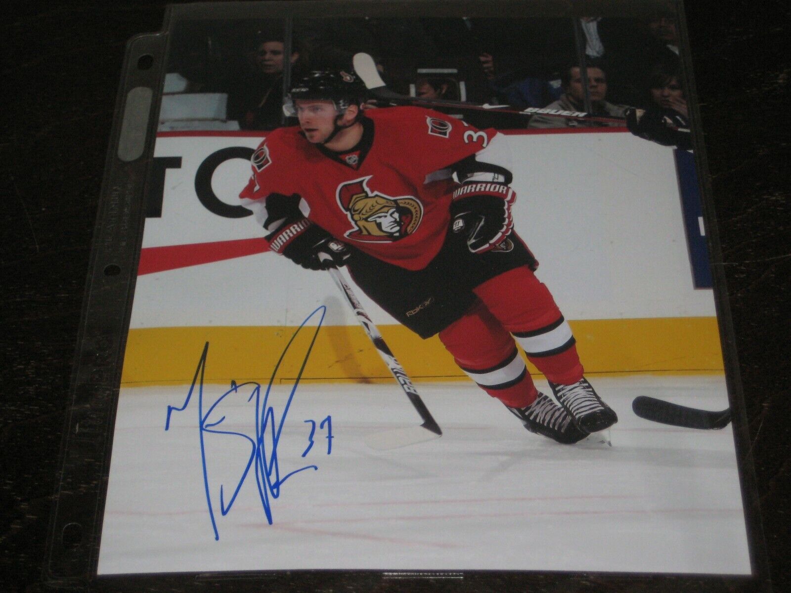 MARTIN ST.PIERRE autographed OTTAWA SENATORS 8x10 Photo Poster painting