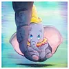 Diamond Painting -DIY Round Drill Cartoon Fly Elephant