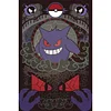 (Big Size)Pok&eacute;mon Gengar - 11CT Stamped Cross Stitch - 50*75cm - Cartoon
