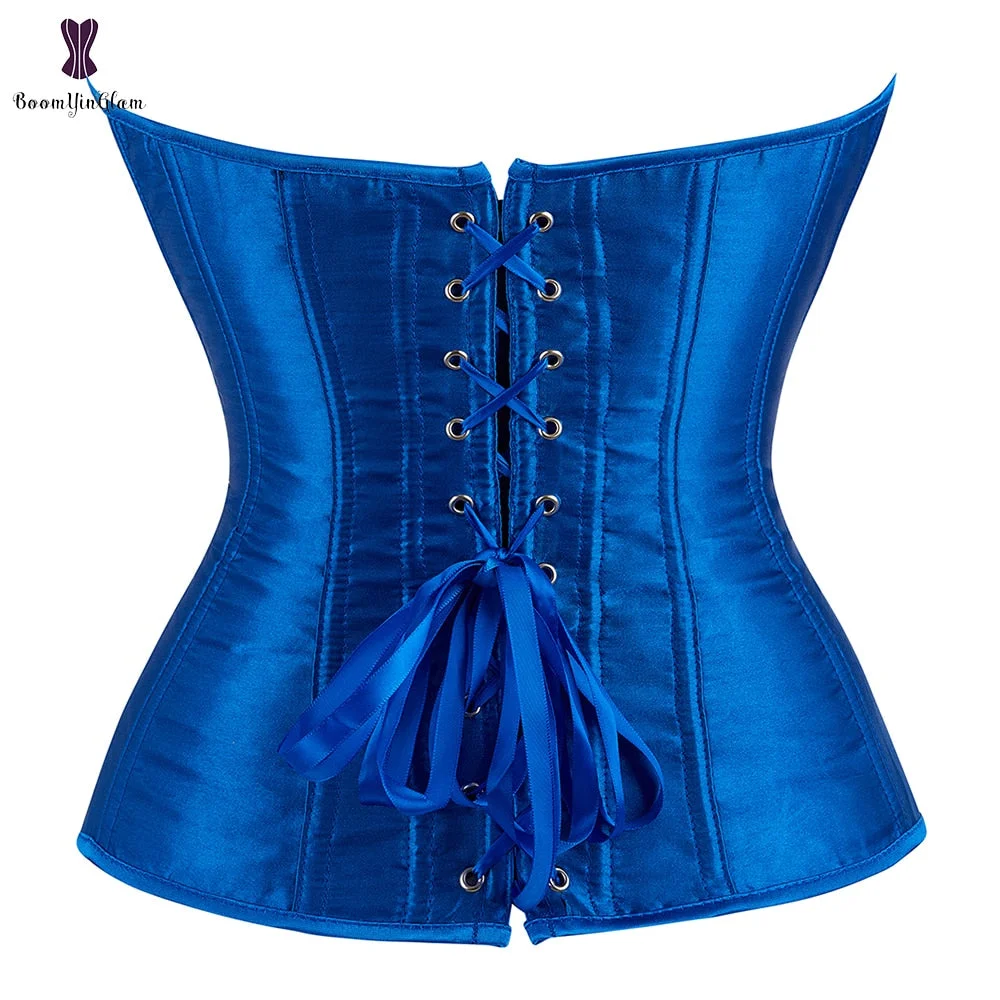 Cheap Price Plus Size Satin Dance Overbust Corselet Body Shaperwear Women Sexy Corsets And Bustiers #818